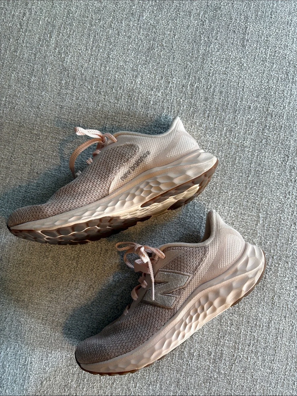 New Balance Women's Blush Pink Athletic Running Shoes